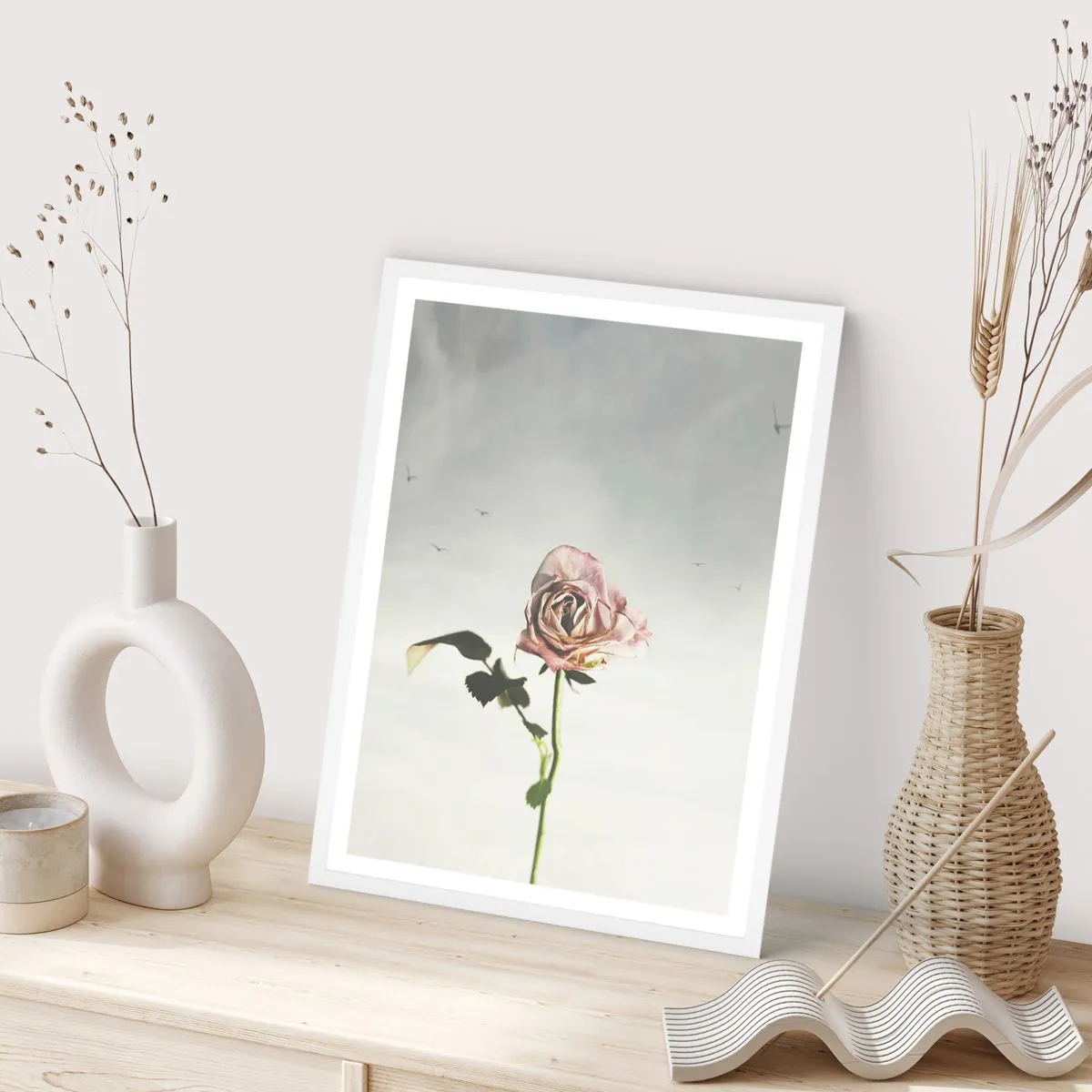 Poszter fekete keretben - Tavasz üdvözlése - 50x70 cm