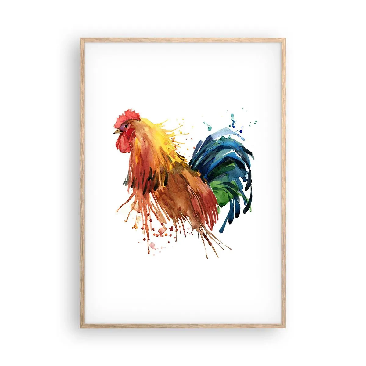 Poszter világos tölgy keretben - Királyi ruha, királyi büszkeség - 70x100 cm