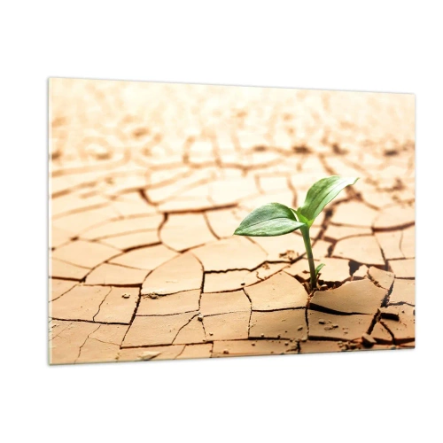 Üveg kép - Az élet fékezhetetlen ereje - 120x80 cm