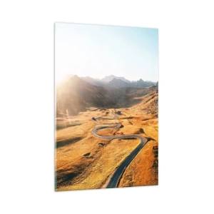 Üveg kép - Egy arany völgyben - 80x120 cm