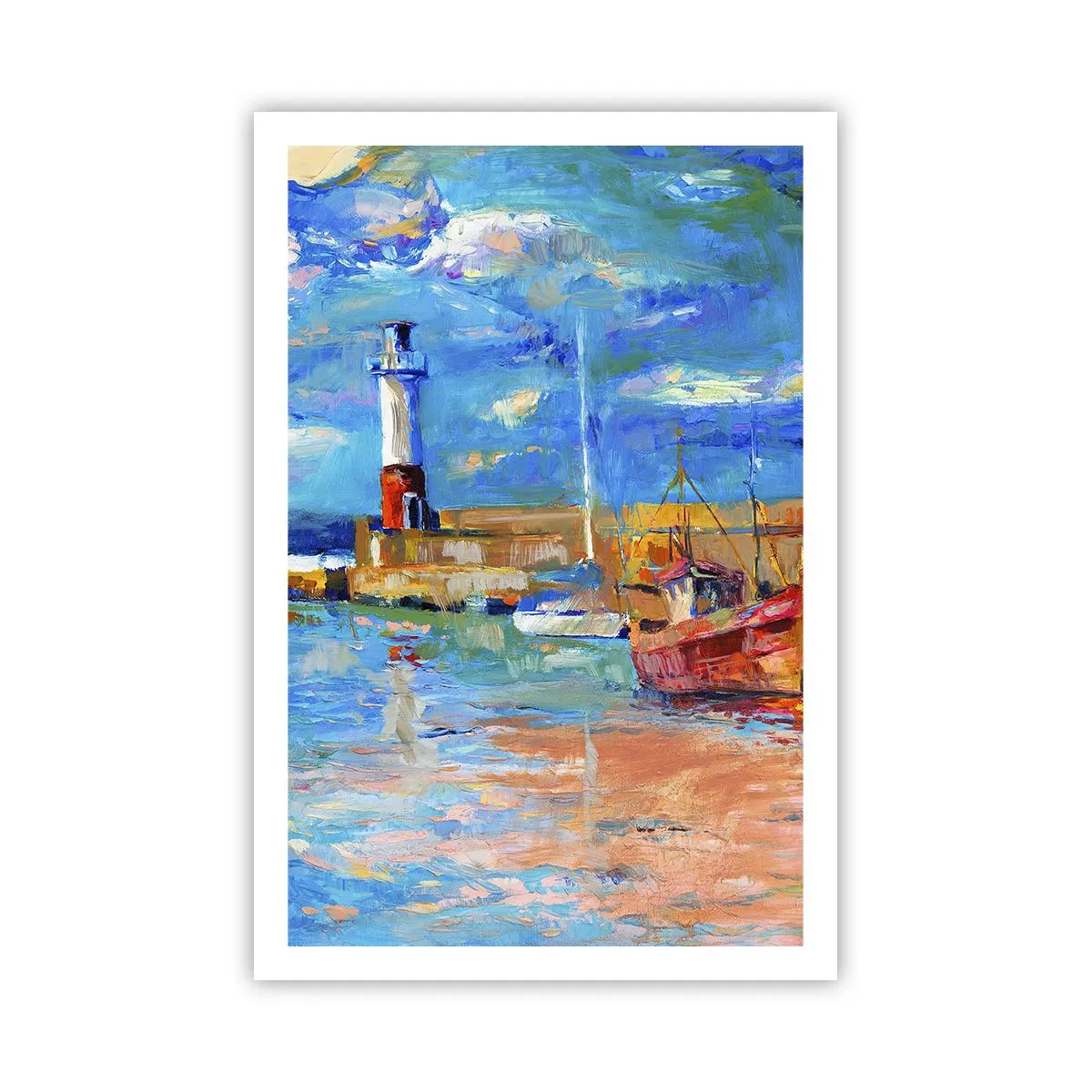 Poszter - Egy délután a szivárványos öbölben - 61x91 cm