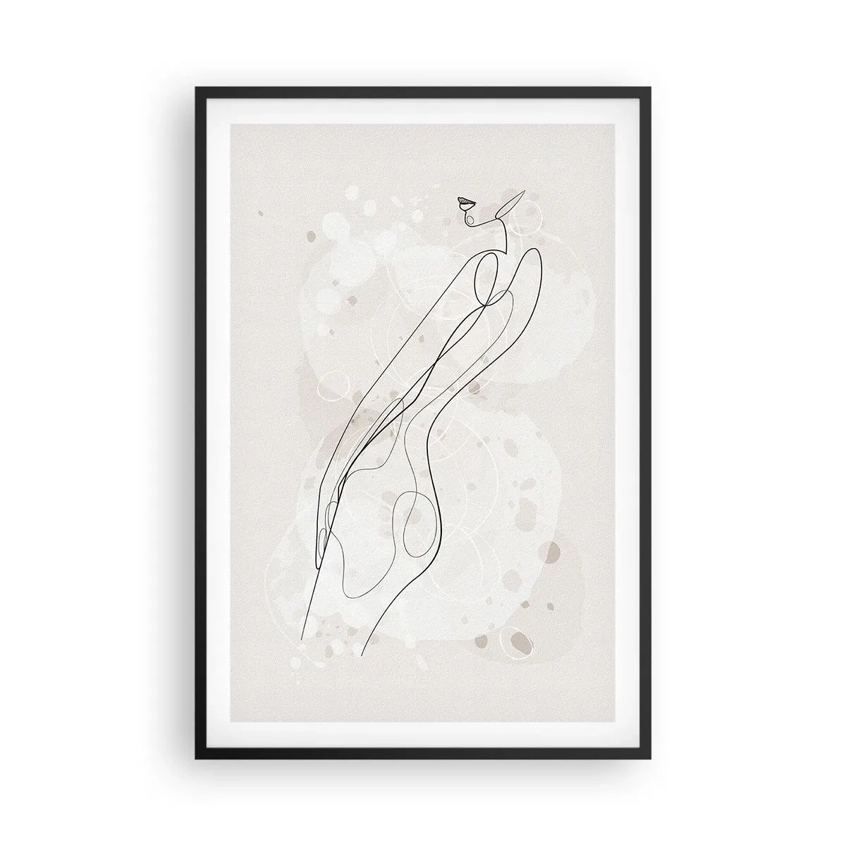 Poszter fehér keretben - Eltévedni nézésben - 61x91 cm