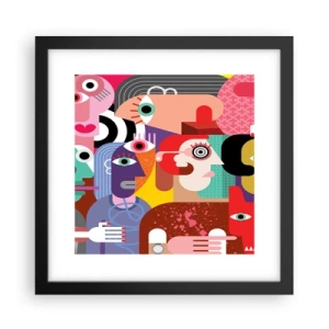 Poszter fehér keretben - Picassó úrtól vagyunk - 30x30 cm