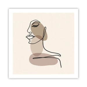 Poszter - Egy bizonyos szépségvonal - 60x60 cm
