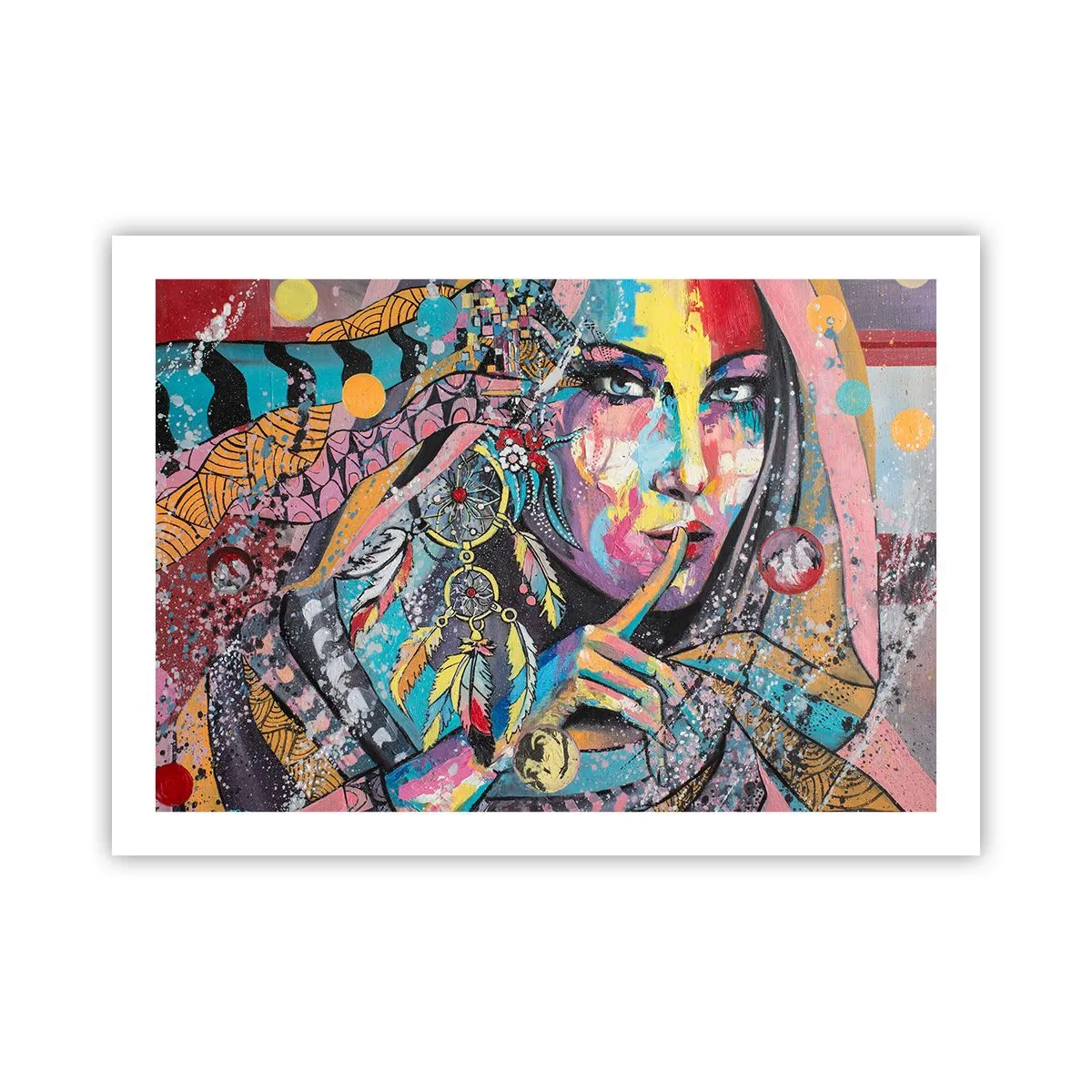 Poszter - Maradj csendben, amíg meg nem érted - 70x50 cm