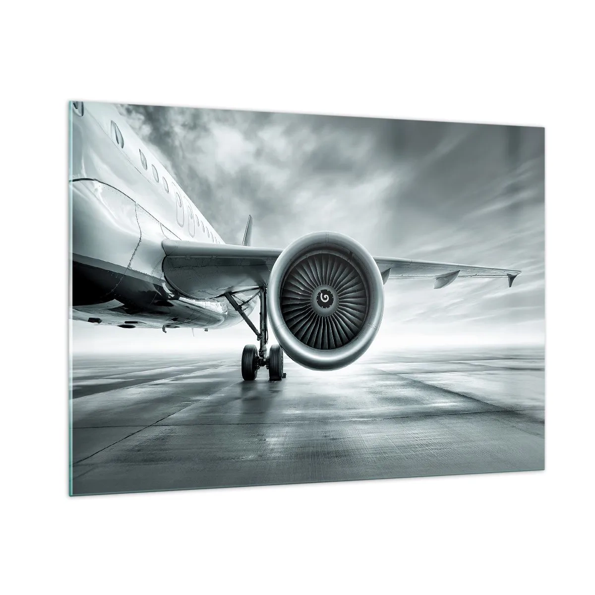 Üveg kép - Van erő! - 100x70 cm