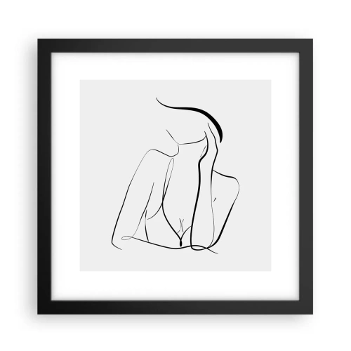 Poszter fehér keretben - Az álmok hullámán - 30x30 cm