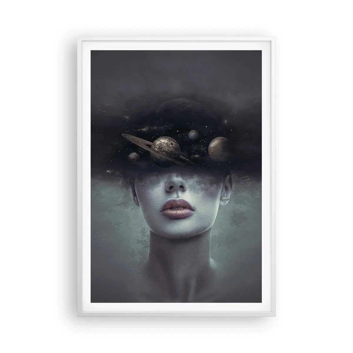 Poszter fekete keretben - És a bolygók megvadulnak... - 70x100 cm