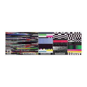 Fotótapéta Minta Premium Canvas - A valóság kontrollképe - Absztrakció, Darab, Digitális zaj - 100x30 cm