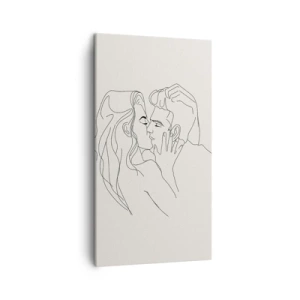 Vászonkép - Összegabalyodva az érzésben - 45x80 cm