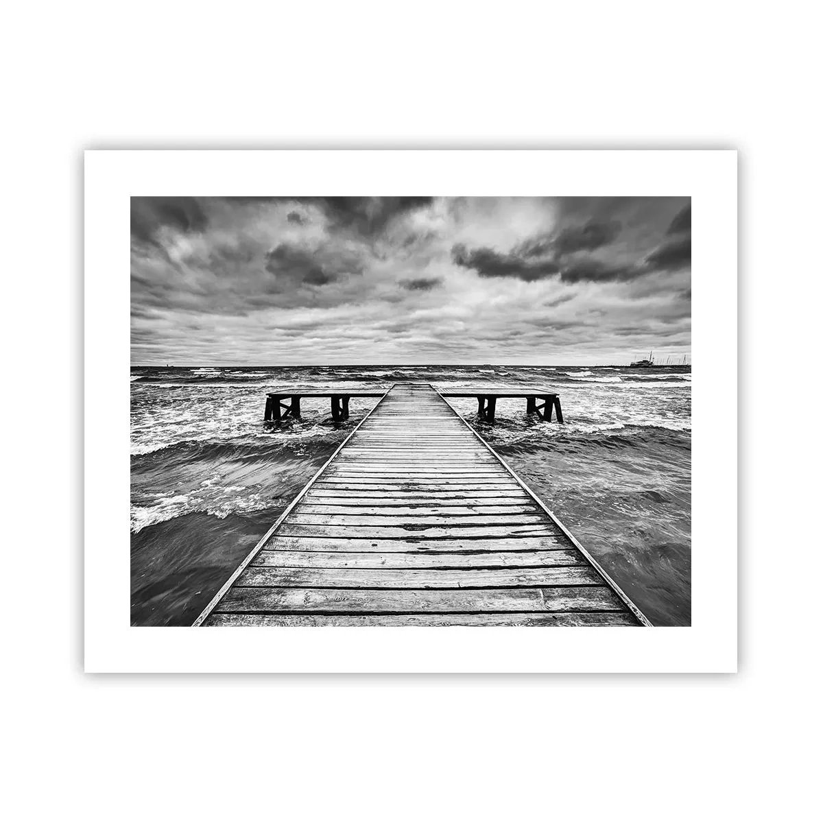 Poszter - Várom, hogy elűzze a szél... - 50x40 cm