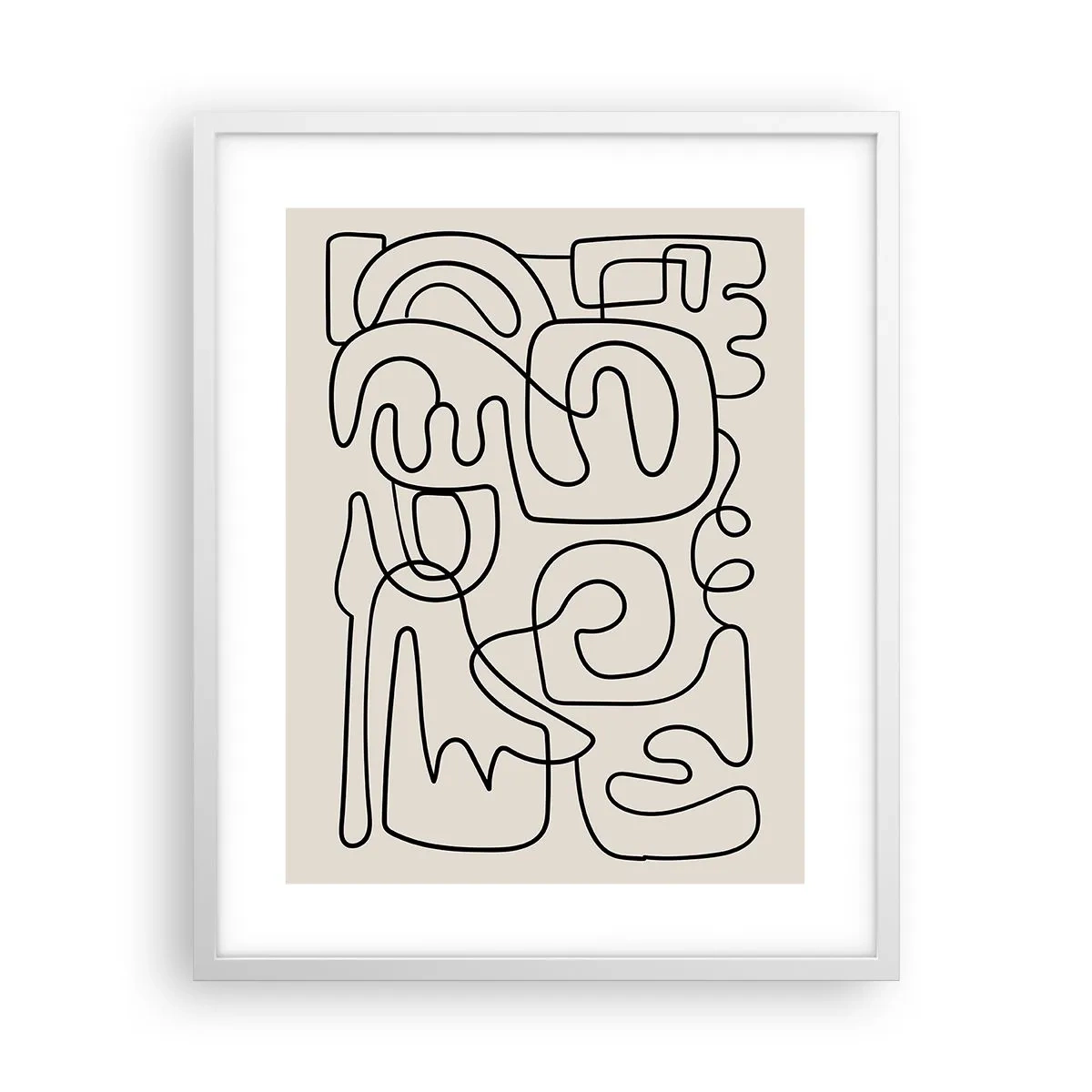 Poszter fekete keretben - A nyomonkövetésben - 40x50 cm