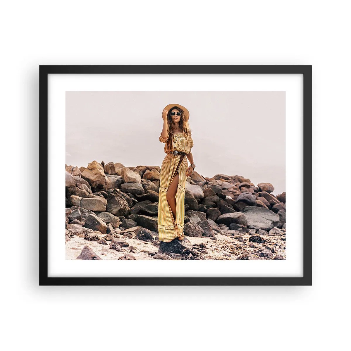 Poszter fehér keretben - A kövek varázsa - 50x40 cm