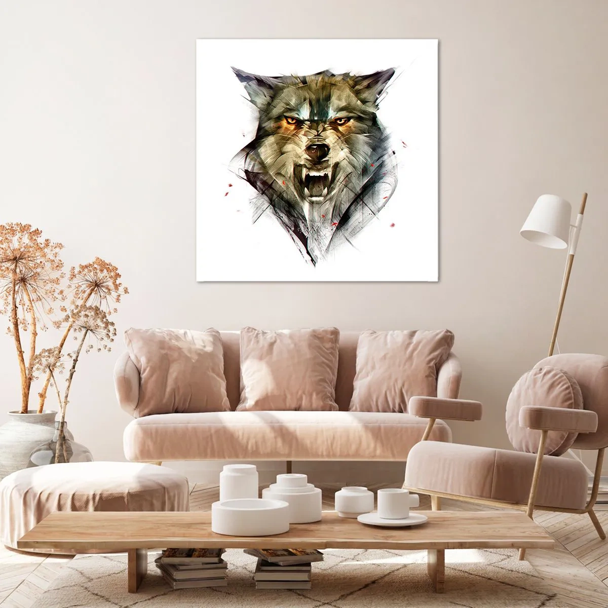 Vászonkép - Egy lépést sem! - 40x40 cm