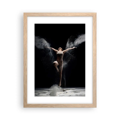 Poszter világos tölgy keretben - Elfek léteznek - 30x40 cm