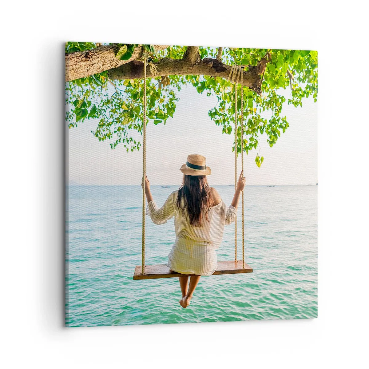 Vászonkép - Az élet gyönyörű - 50x50 cm