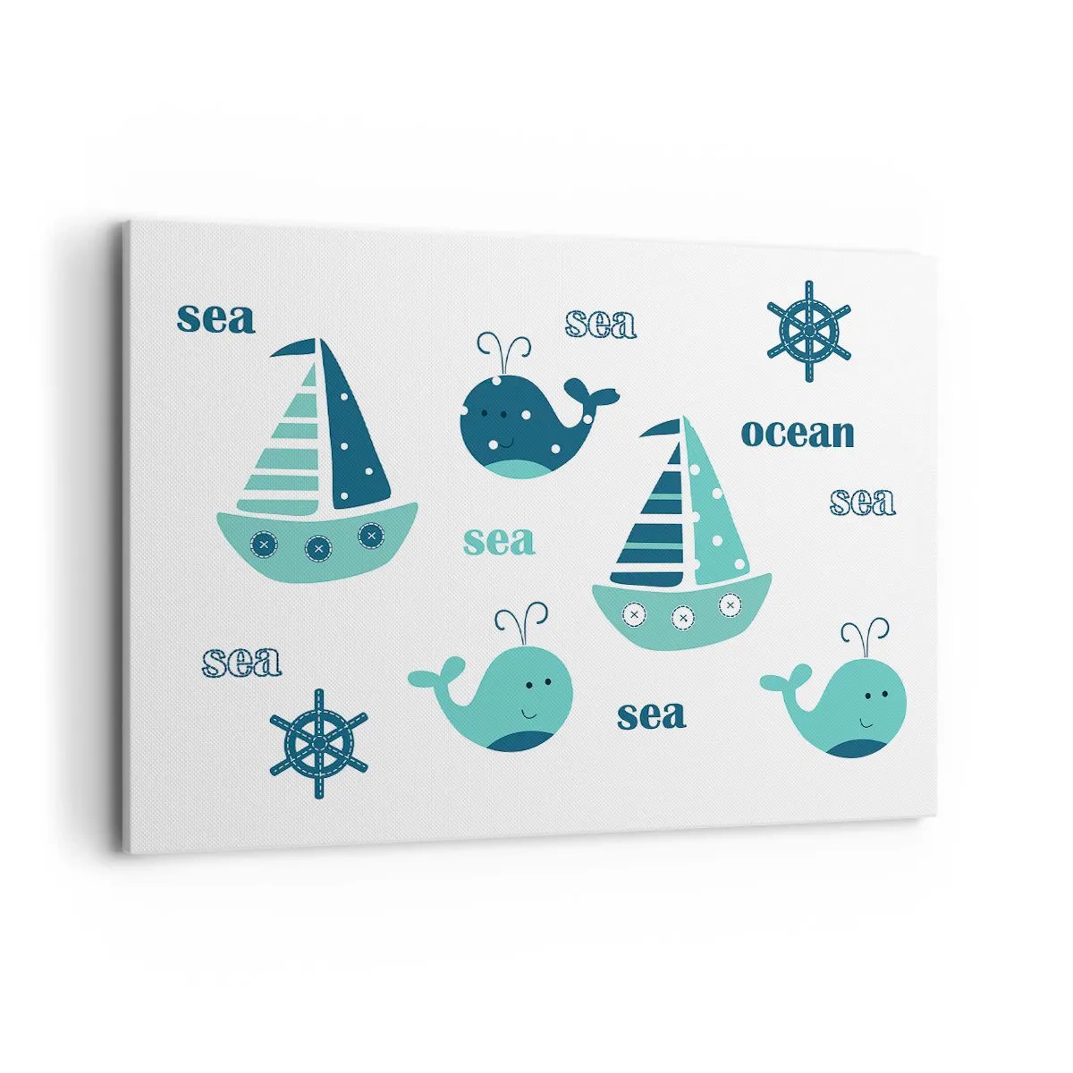 Vászonkép - Tengereken és óceánokon át - 100x70 cm