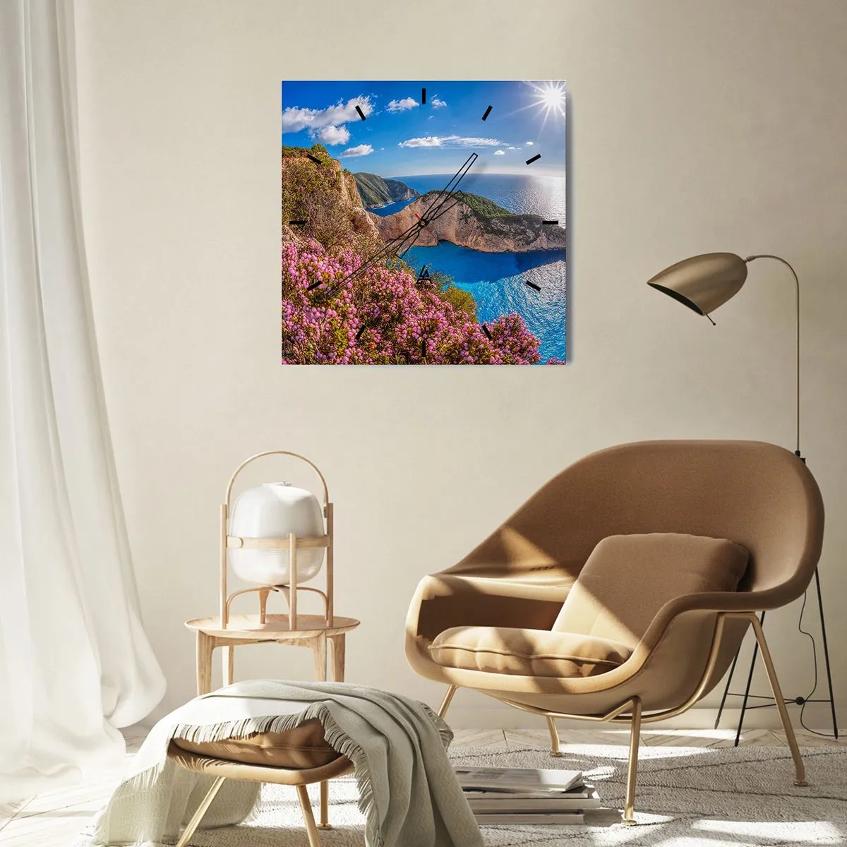 Falióra, Óra - Nagyszerű görög nyaralásom - 30x30 cm