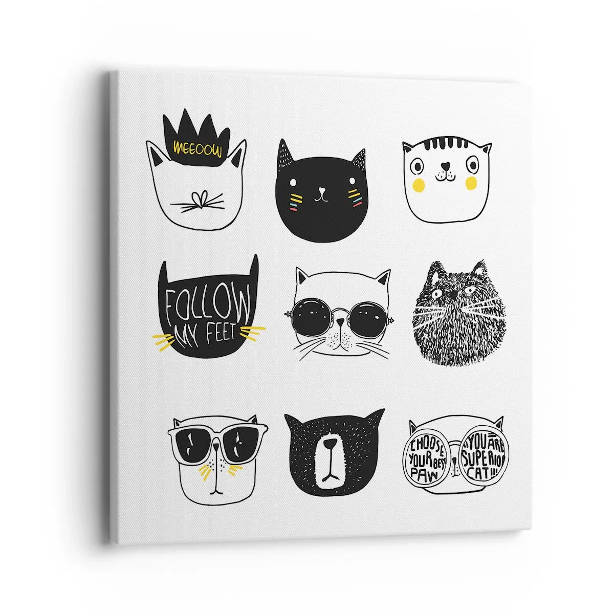 Vászonkép - Mindenki más - 40x40 cm