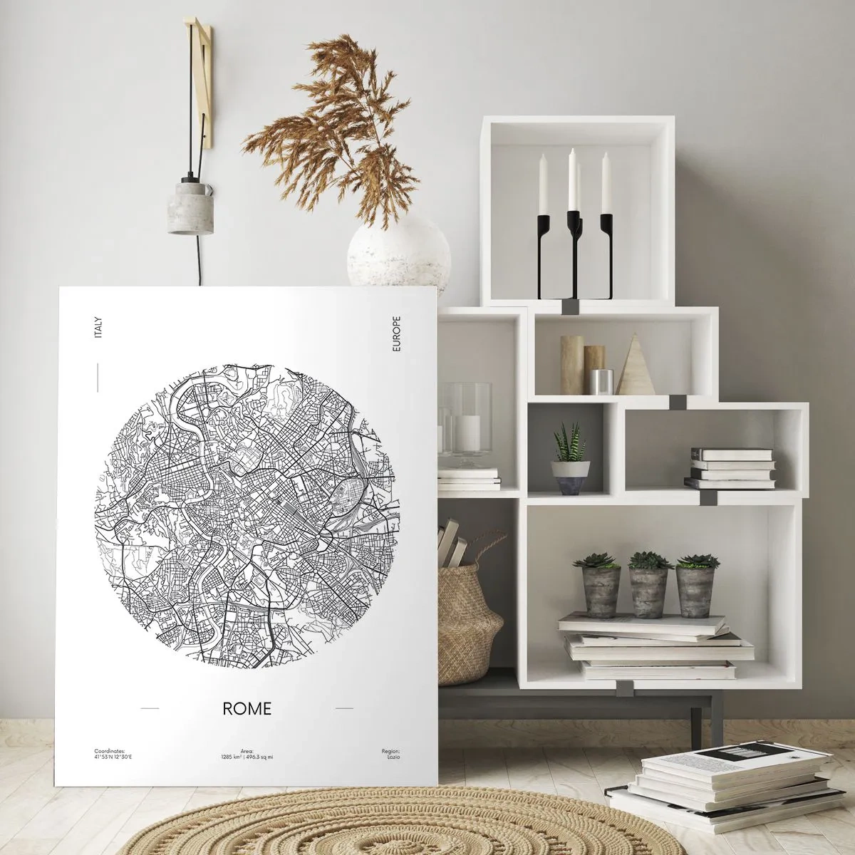 Üveg kép - Róma anatómiája - 50x70 cm