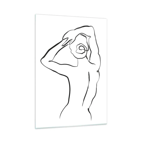 Üveg kép - Reggeli cselekvés - 50x70 cm