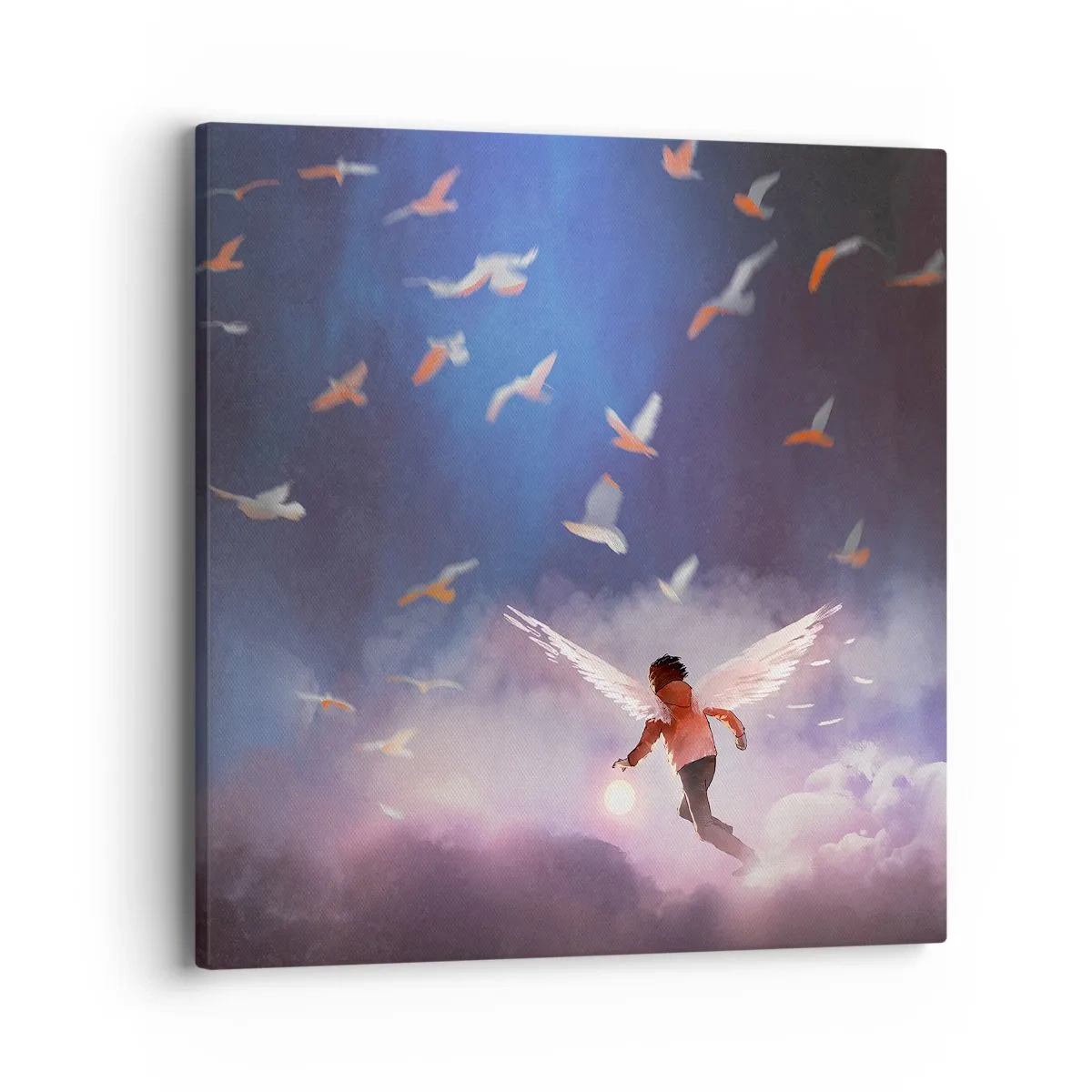 Vászonkép - Képzeletre és bátorságra van szüksége - 40x40 cm