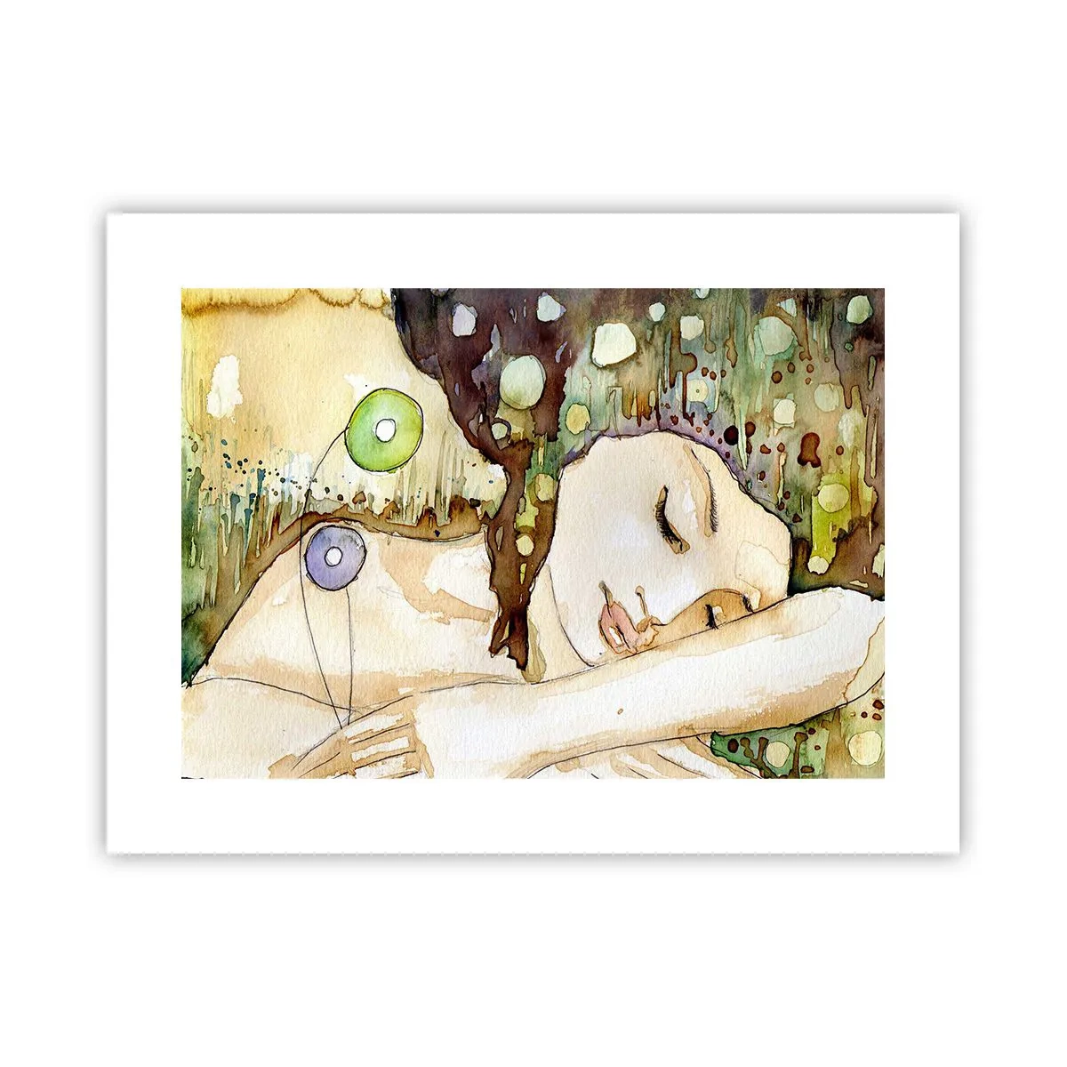 Poszter - Smaragd-ibolya álom - 40x30 cm