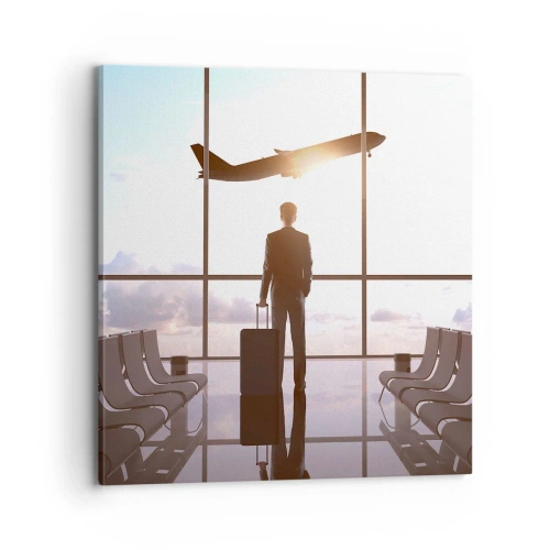 Vászonkép - Van időd, lassíts - 70x70 cm