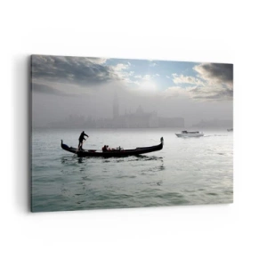 Vászonkép - Egy mesés város vízből és ködből - 120x80 cm