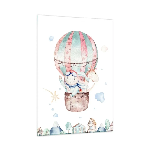 Üveg kép - Nemsokára visszajövünk! - 50x70 cm