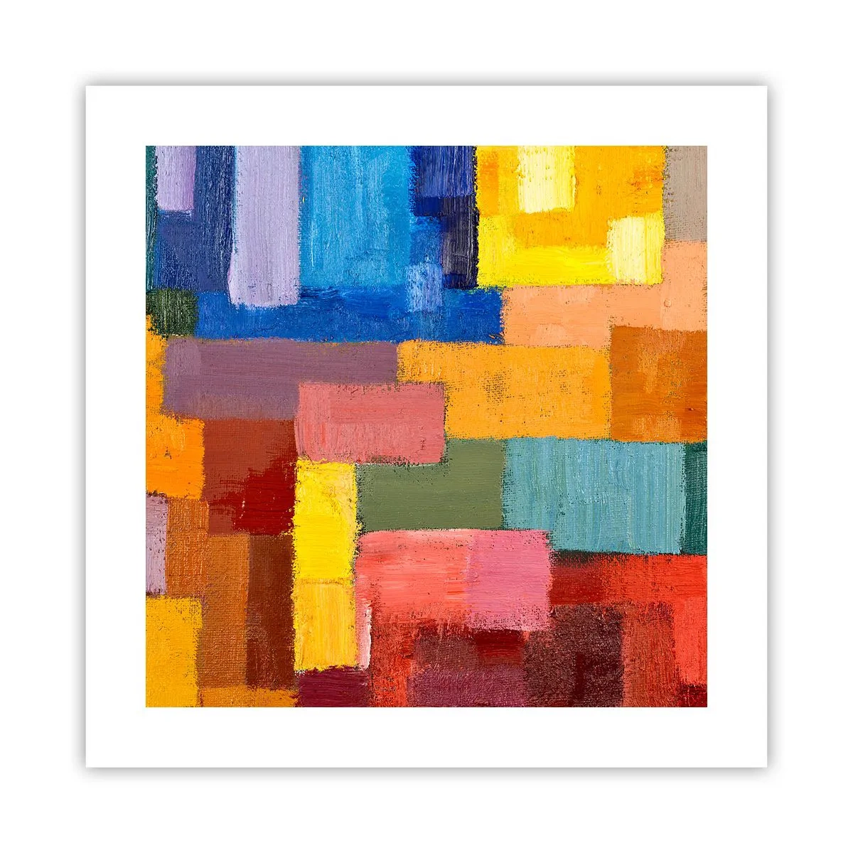 Poszter - Mindegyik más, mindegyik színes - 40x40 cm