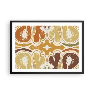 Poszter fehér keretben - Érzelmes absztrakció - 70x50 cm