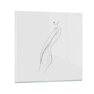 Üveg kép - Csak egy ígéret - 30x30 cm