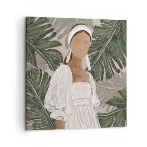 Vászonkép - Egzotikus portré - 60x60 cm