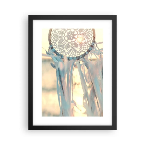 Poszter fehér keretben - Csipkés totem - 30x40 cm