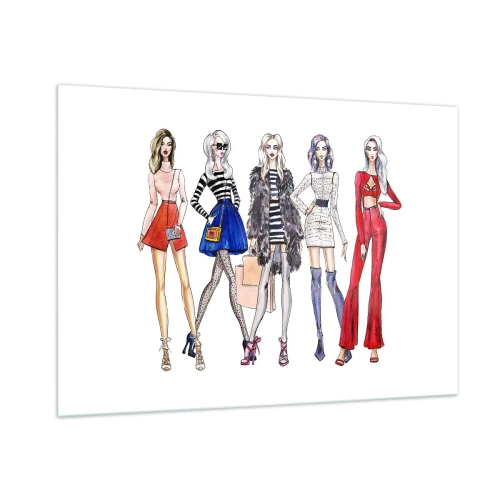 Üveg kép - Every week Fashion Week - 100x70 cm