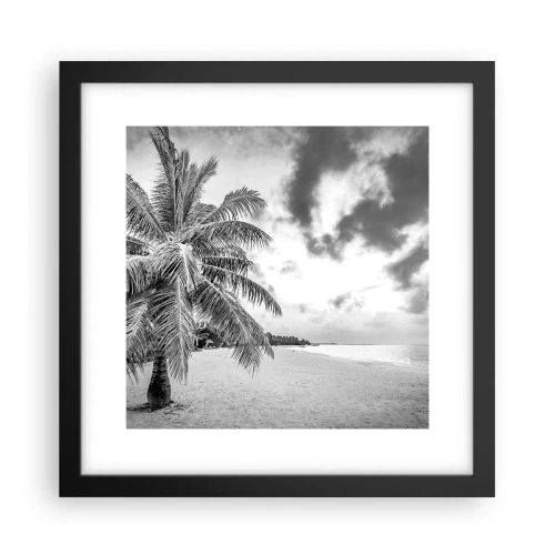 Poszter fehér keretben - Amikor a magányra vágysz... - 30x30 cm