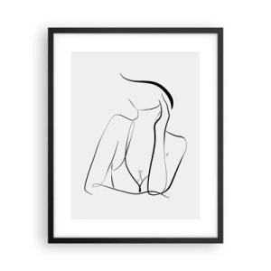 Poszter fehér keretben - Az álmok hullámán - 40x50 cm