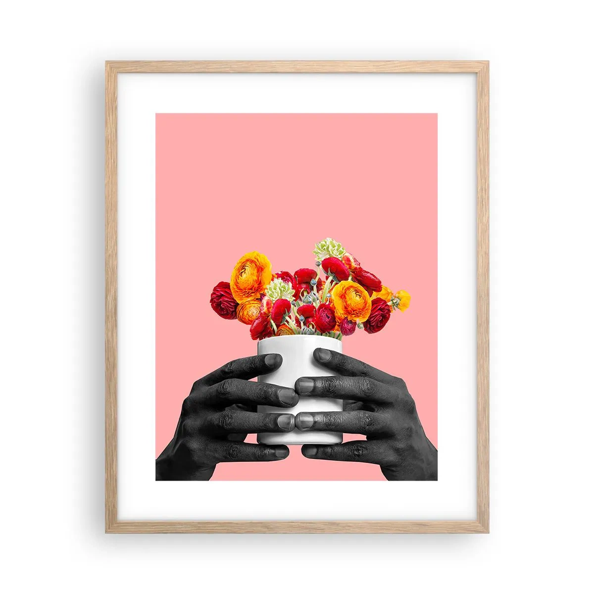 Poszter világos tölgy keretben - Az élet apoteózisa - 40x50 cm