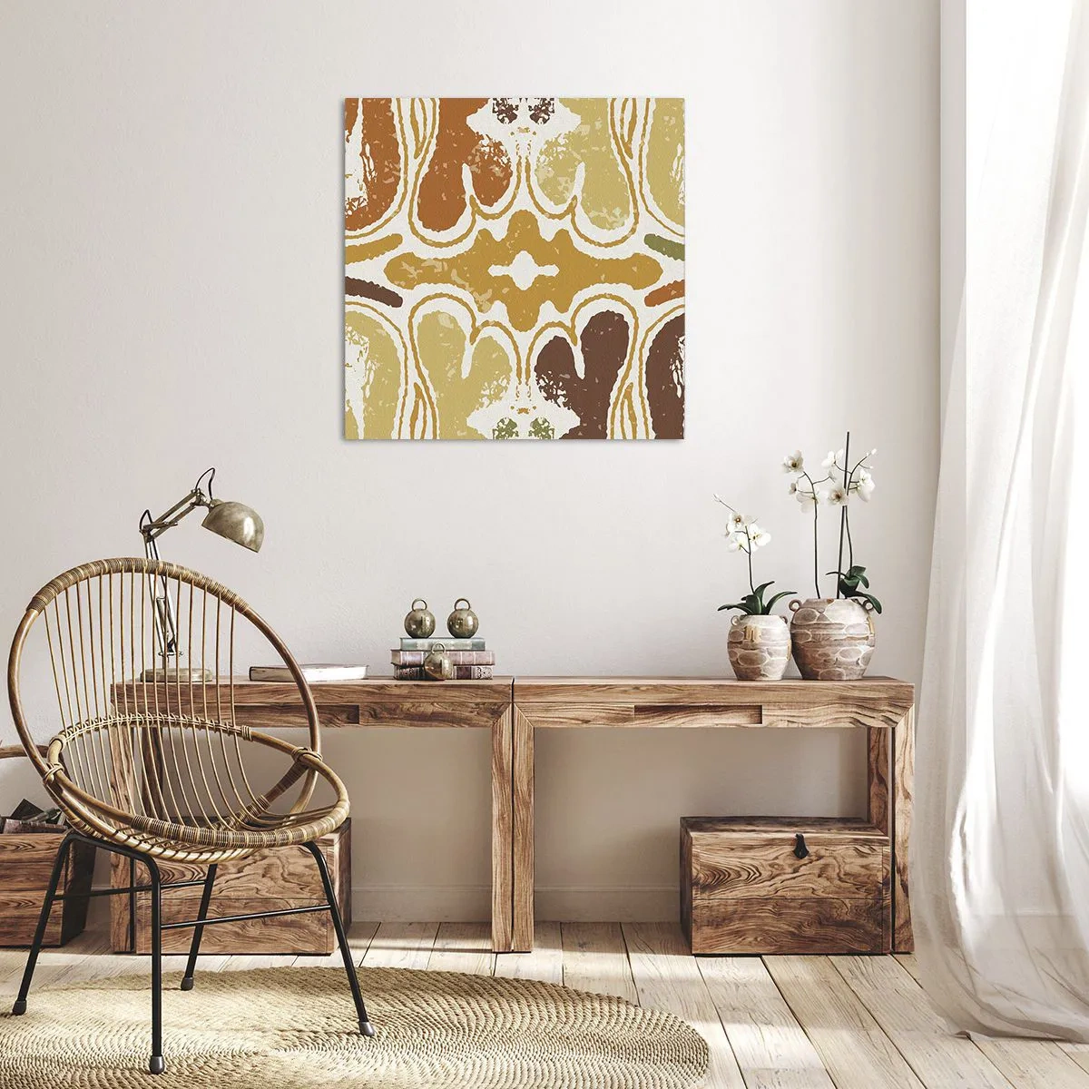 Vászonkép - Érzelmes absztrakció - 50x50 cm