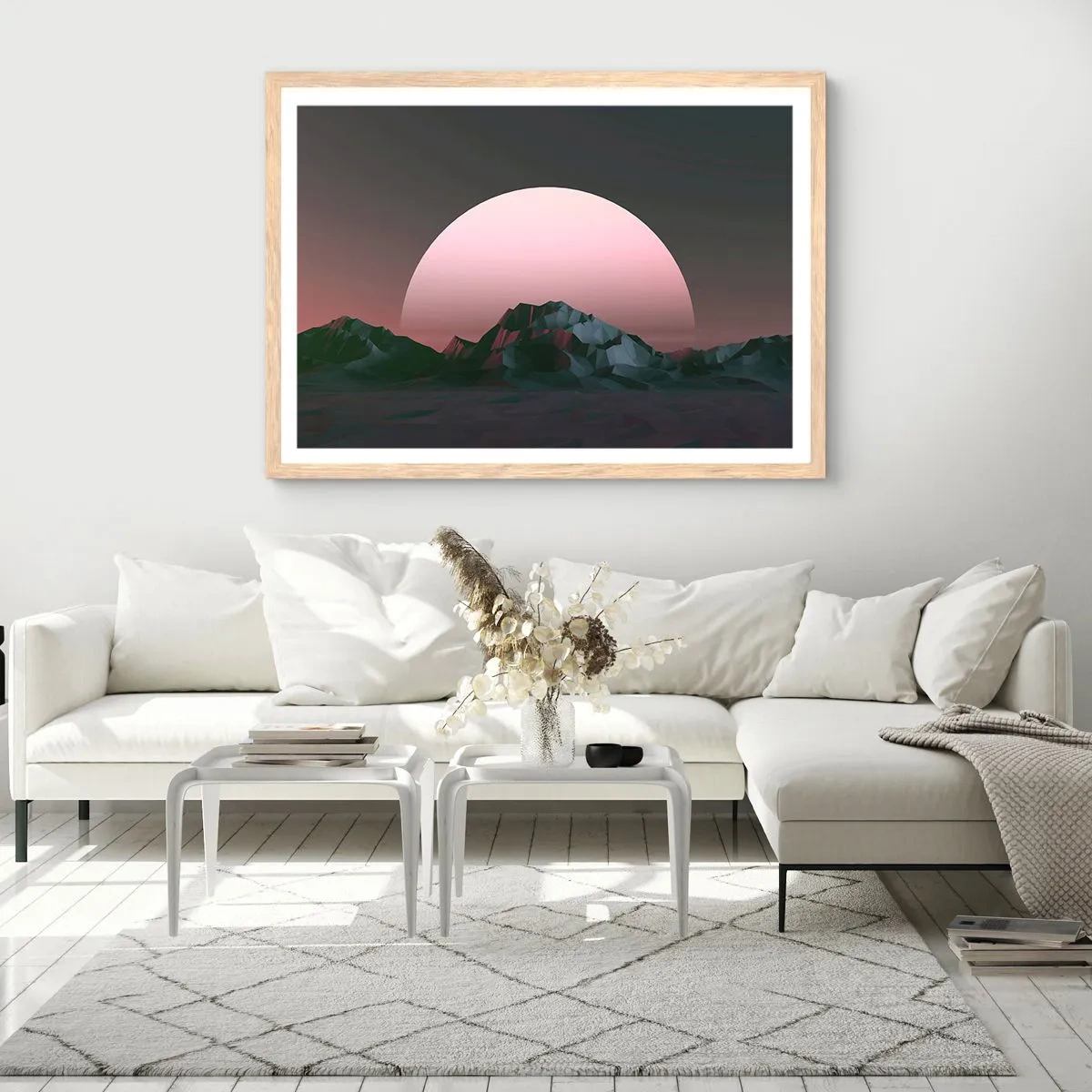 Poszter világos tölgy keretben - Egy szomszéd galaxisban - 91x61 cm