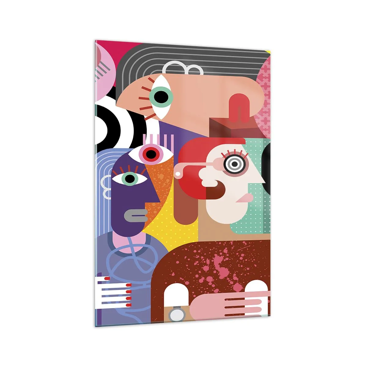 Üveg kép - Picassó úrtól vagyunk - 70x100 cm