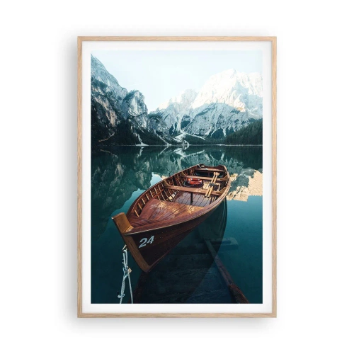 Poszter világos tölgy keretben - Üvegre festve - 70x100 cm