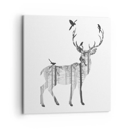 Vászonkép - Erdei jó szellem - 70x70 cm