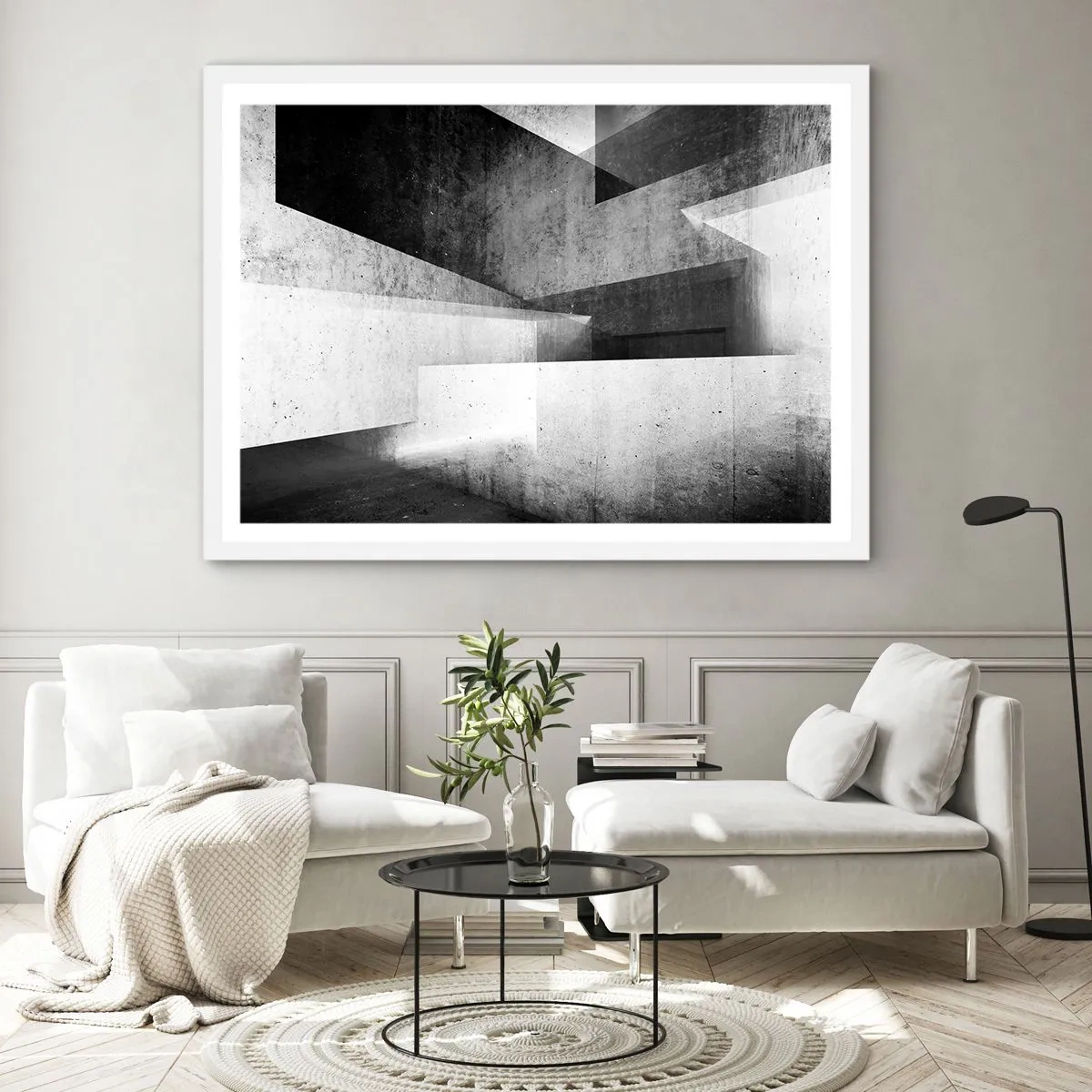 Poszter fekete keretben - A tér szerkezete - 40x30 cm