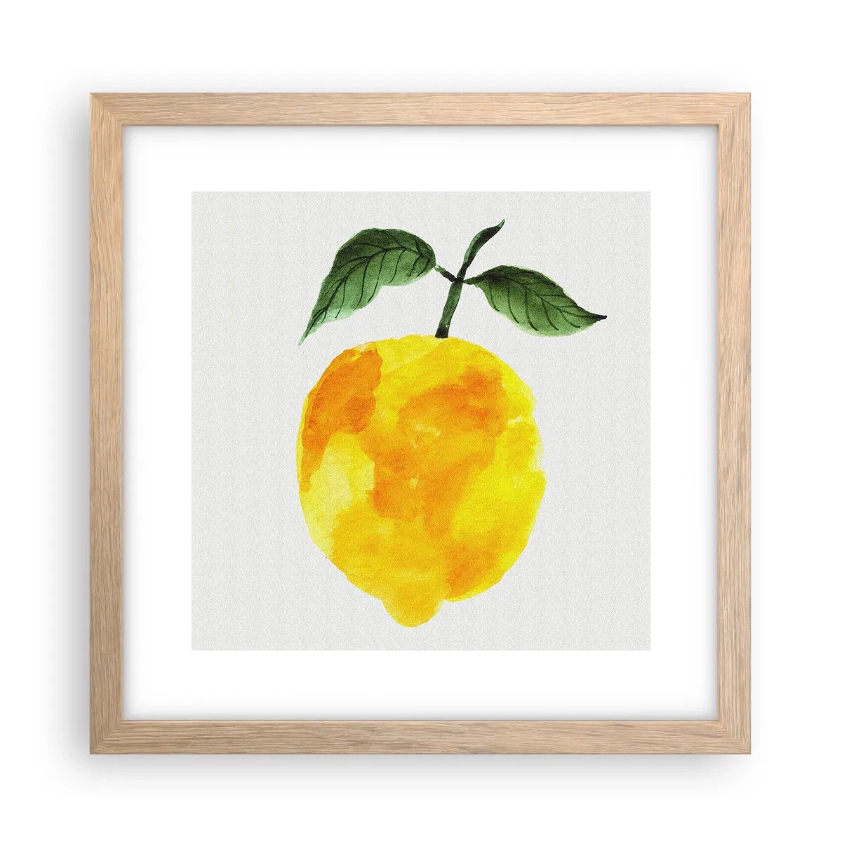 Poszter világos tölgy keretben - Hogyan ismerjük meg a nap ízét - 30x30 cm