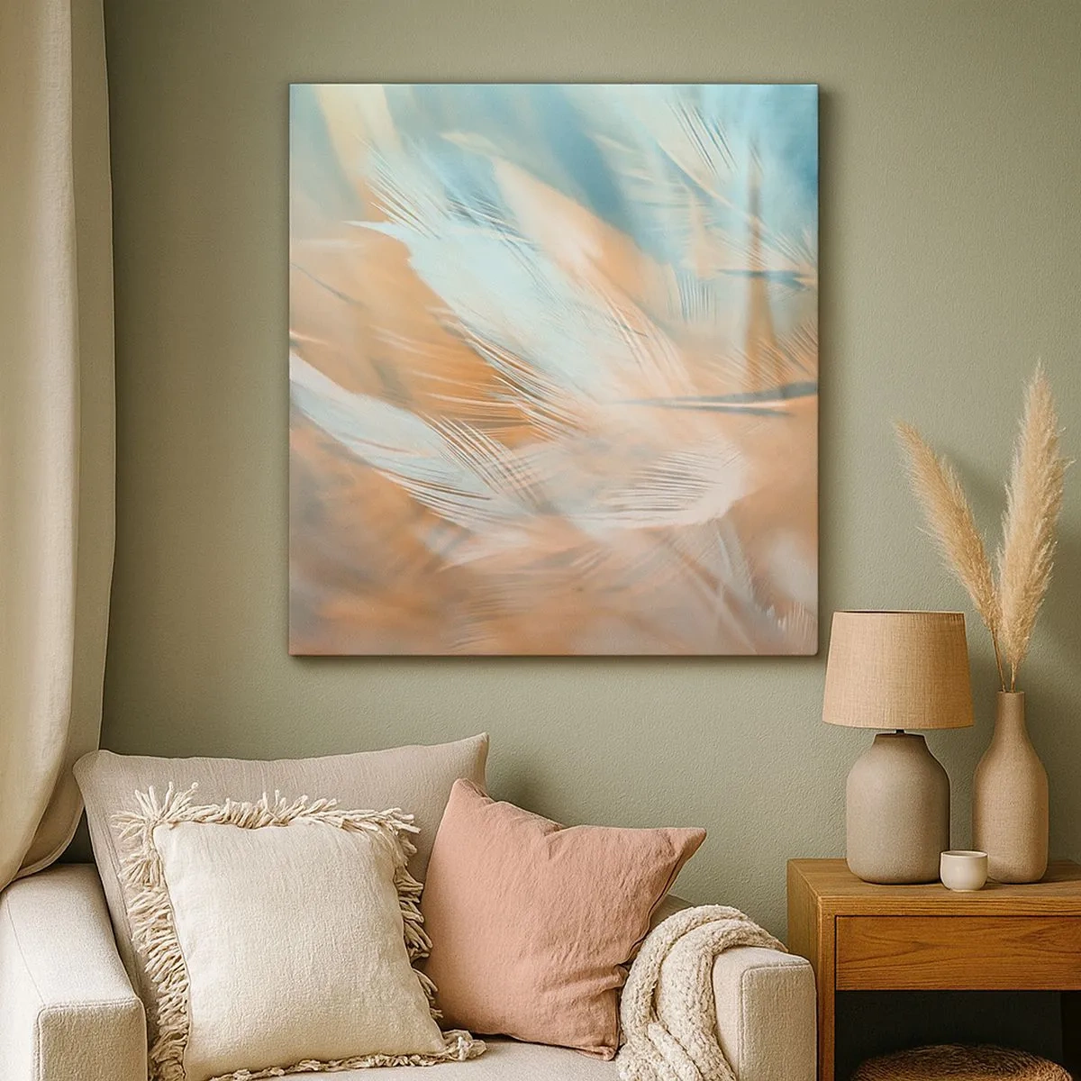 Vászonkép - A szelídség földjén - 30x30 cm