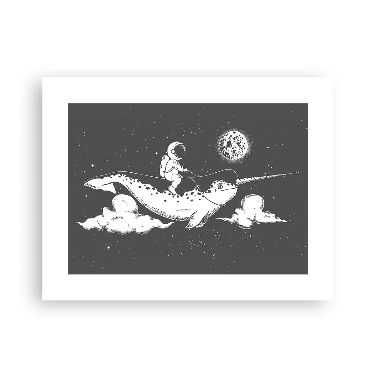 Poszter - Űrlovas - 40x30 cm