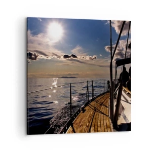 Vászonkép - Vitorlázás a nap felé - 60x60 cm