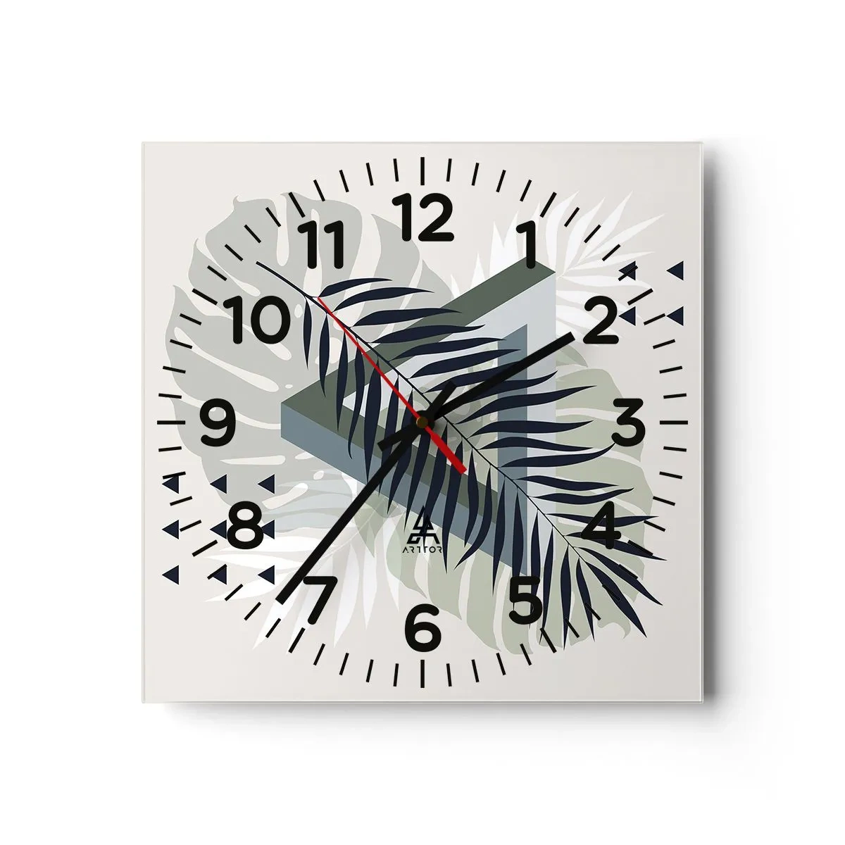 Falióra, Óra - Természet és geometria – két rend? - 30x30 cm